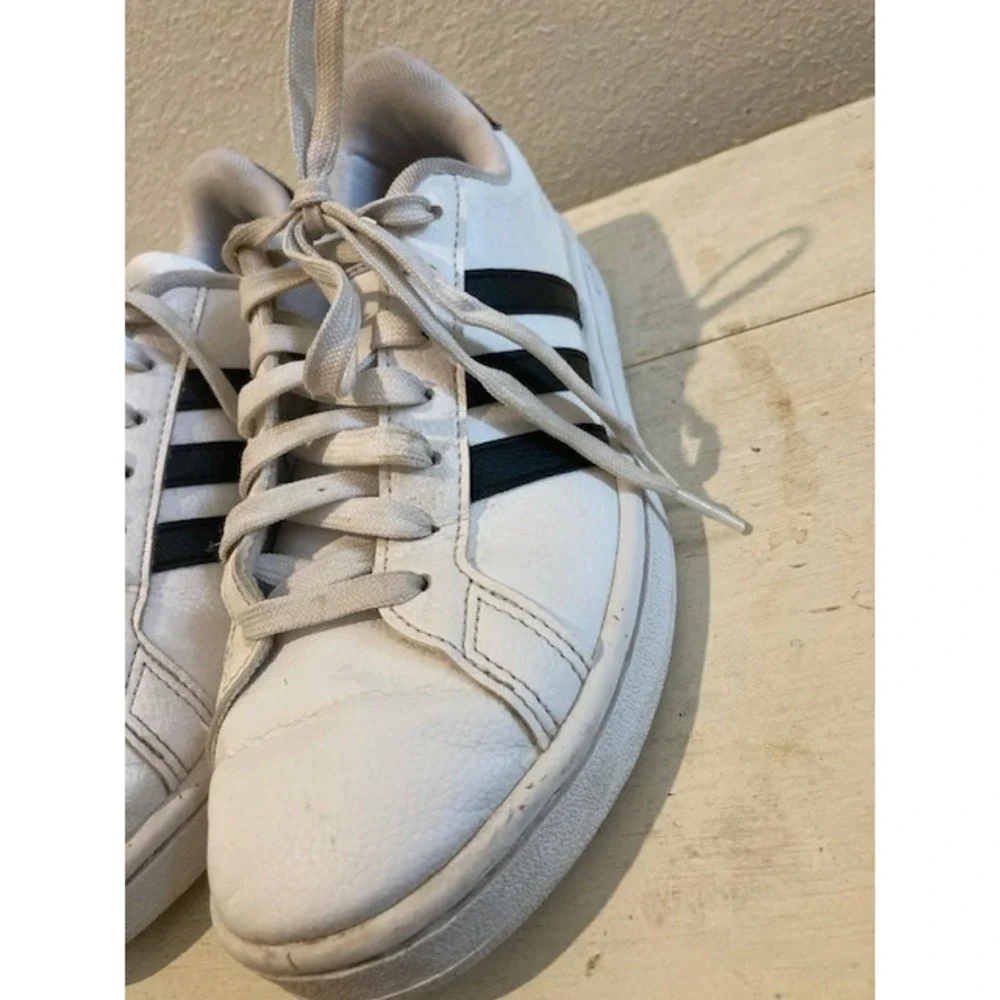 ADIDAS Cloudfoam Advantage White Black‎ Womens Size 7